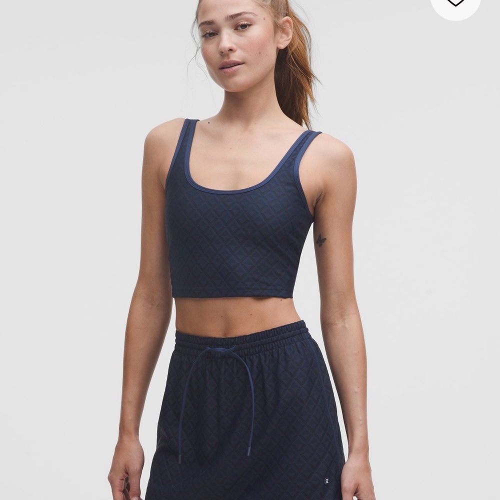 lululemon Textured Mesh Tennis Tank | Size L | NWT